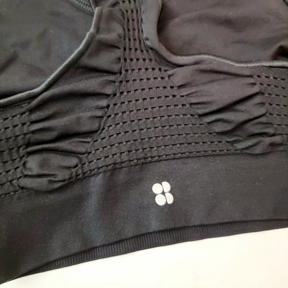 Sweaty Beatty Stamina Size Small Workout Sports Bra Top Black - Picture 5 of 9